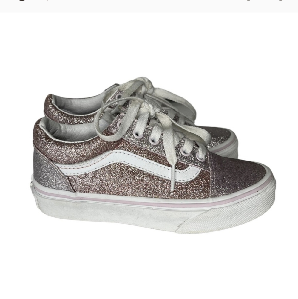 Vans Old Skool Glitter Skate Shoes Size 13